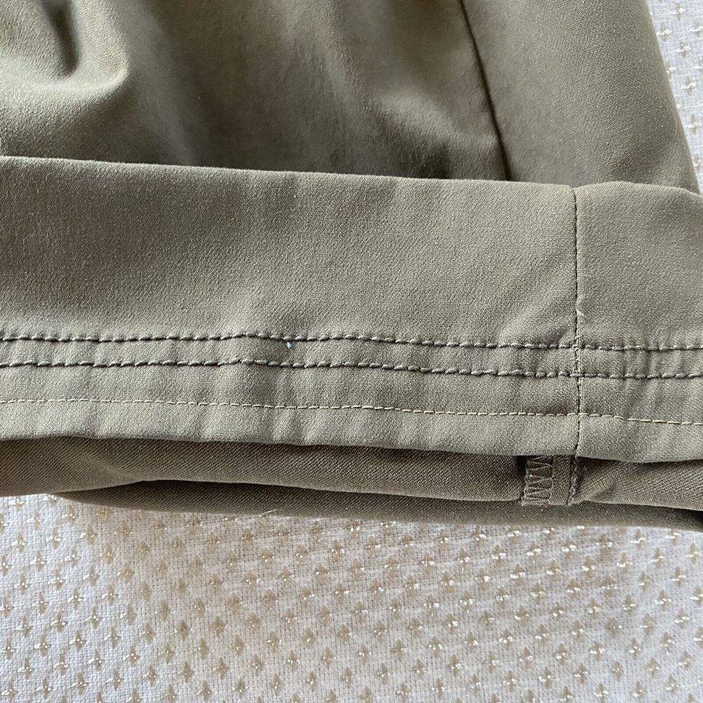 Prana Pants Mens 34 X27 Brown Brion II Slim Fit Hiking Stretch Flat Front Hemmed - Picture 13 of 13